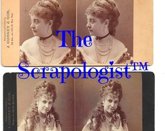 Vintage Cabinet Cards from the 1800s, Junk Journal Ephemera Kit, Journal Inserts | Digital Download