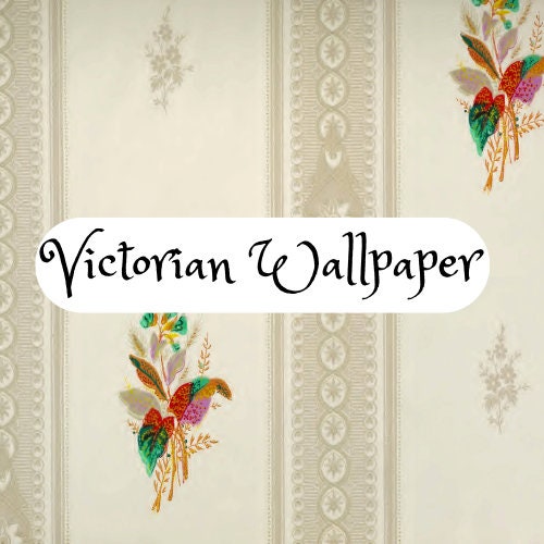 Victorian Floral Wallpaper Arsenic Green Scheele's Etsy