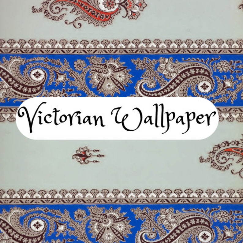 Victorian Floral Wallpaper Arsenic Green Scheele's Etsy