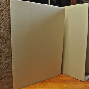 Blank Handmade Large Scrapbook Album with Storage Case for Photos and Memories