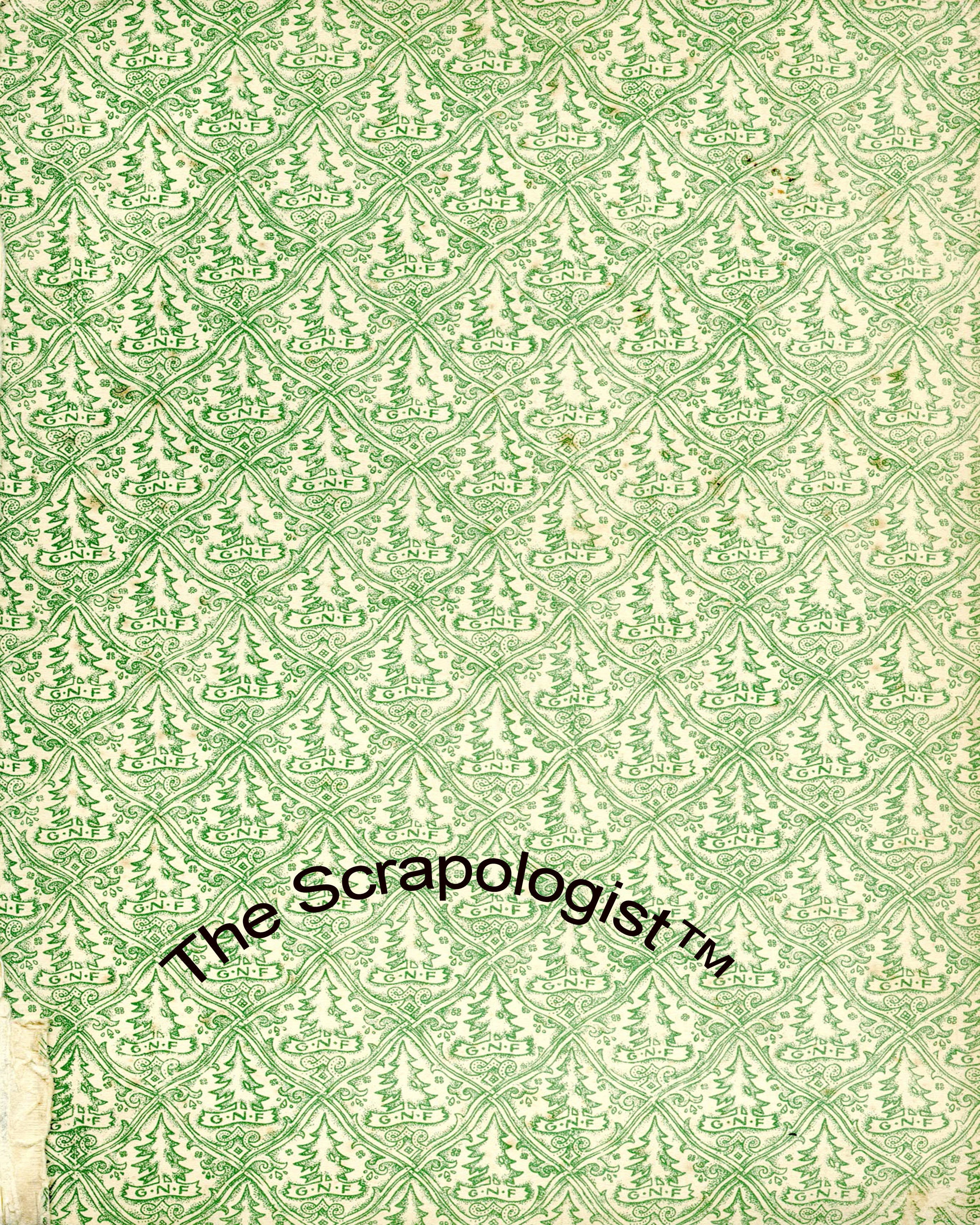 Vintage End Papers Leaf Patterns Digital Download Junk Etsy