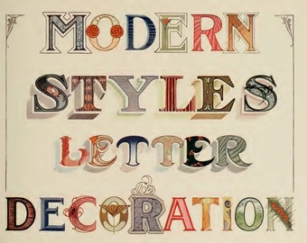 Art Deco Alphabet Ephemera, for Fussy Cutting, Junk Journal Kit, Collage Papers | Digital Download