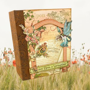 Fairy Tale Mini Photo Album, Springtime, Fairycore, to document your garden, spring celebrations, and springtime memories