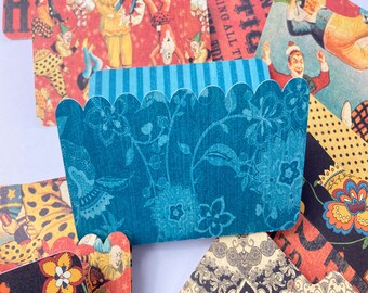 Circus Mini File Folders: Graphic 45 Ephemera, Scrapbook Embellishments (Set of 12)