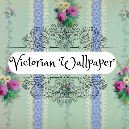 Victorian Floral Wallpaper Arsenic Green Scheele's Etsy