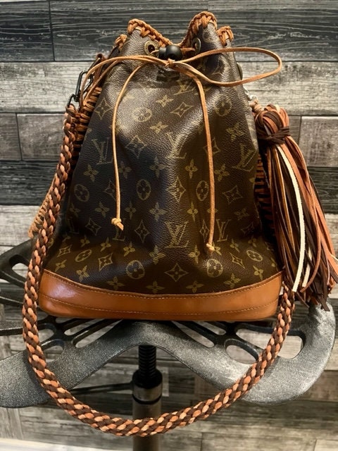 Upcycled Louis Vuitton bag for a commission! : r/Leathercraft