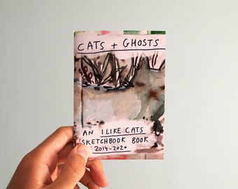 Cats and Ghosts sketchbook book