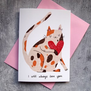 Cat Valentine's Day card