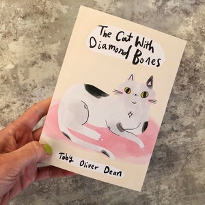 El gato con huesos de diamante, novela gráfica, libro ilustrado de cuentos