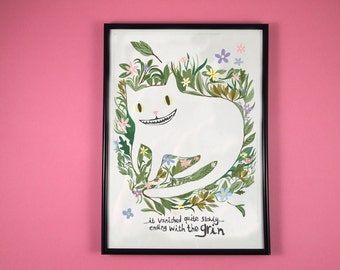 Cheshire Cat art print