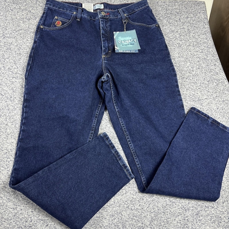 Wrangler 20x Calgary Relaxed Fit para mujer, tallas 15, 16, 36 x 33, tiro alto, nuevos con etiquetas. imagen 1