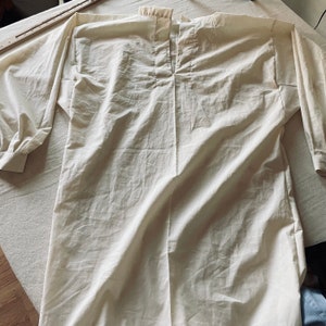 Mountain man reenactment shirt 100% cotton osnaburg . Preshrunk M,L,XL, 2XL
