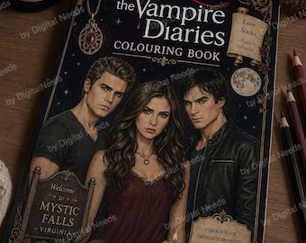 Libro da colorare di The Vampire Diaries