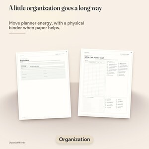 Moving Checklist Binder | Moving Planner Fillable PDF + Canva Template image 18