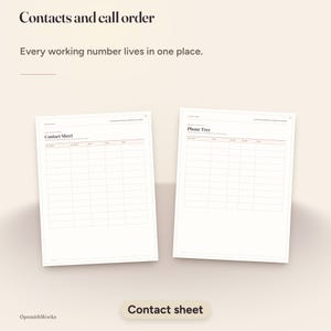 Courthouse Wedding Celebration Planner | Canva Template + Fillable PDF image 12