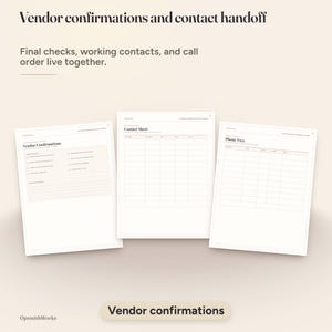 Courthouse Wedding Celebration Planner | Canva Template + Fillable PDF image 9