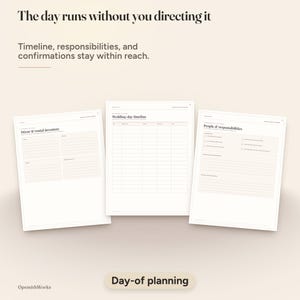 Wedding Checklist Printable — Complete Planning Checklist | Canva Template + Fillable PDF image 13