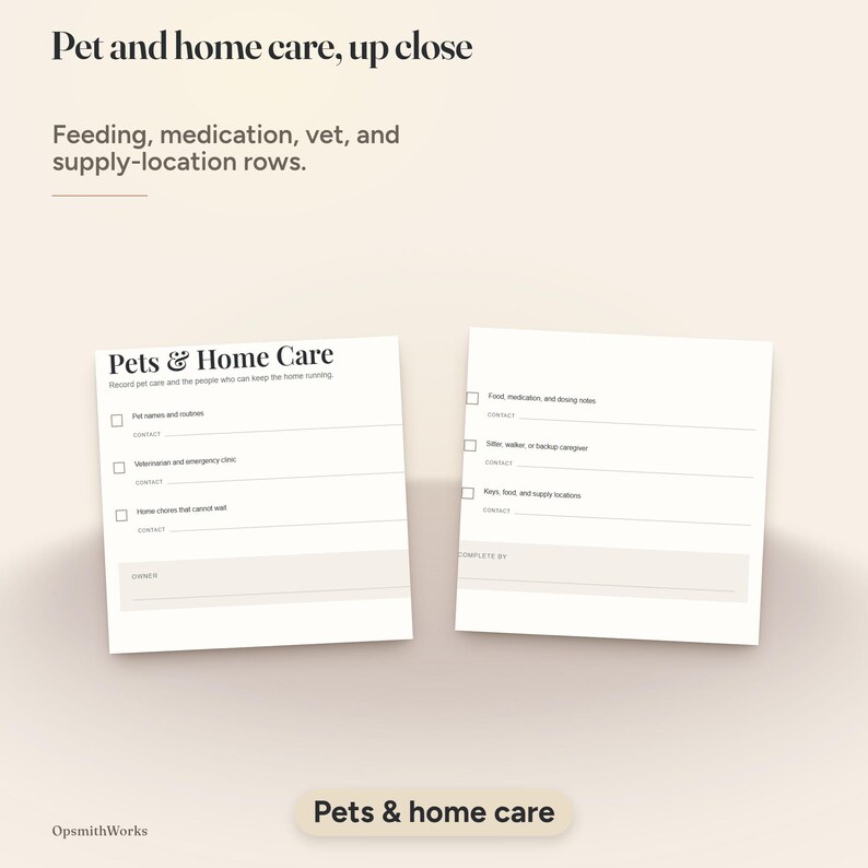 Emergency Binder — Household Ready Binder | Fillable PDF + Canva image 16