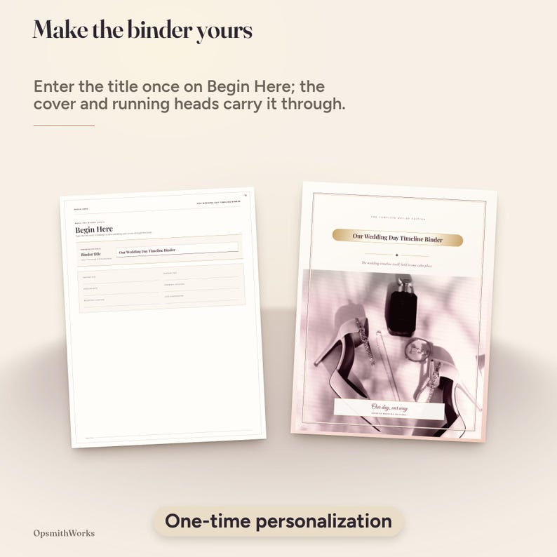 Carnet de planification et de coordination du jour J | Modèle Canva + PDF à remplir image 17