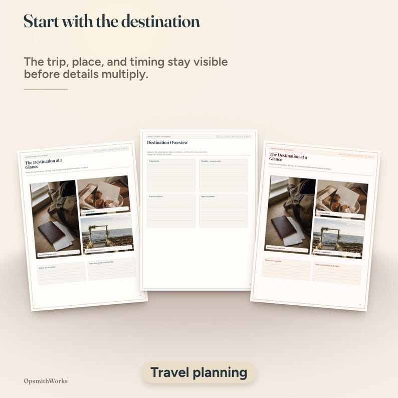 Destination Wedding Planner Binder | Canva Template + Fillable PDF image 4