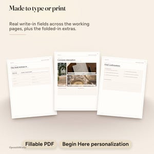 Wedding Checklist Printable — Complete Planning Checklist | Canva Template + Fillable PDF image 3