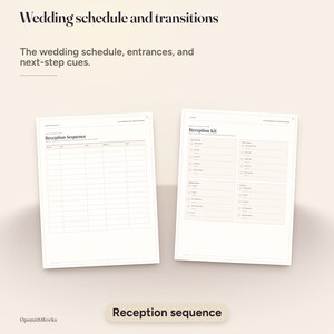 Carnet de planification et de coordination du jour J | Modèle Canva + PDF à remplir image 10