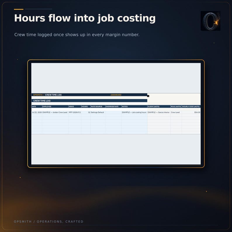 Painting Contractor Estimate Template | Job Costing Bid Calculator (Excel Spreadsheet) Bild 9