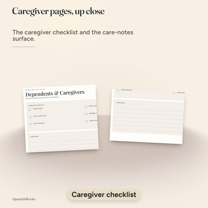 Emergency Binder — Household Ready Binder | Fillable PDF + Canva image 15