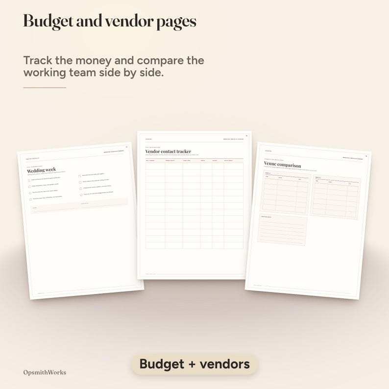 Wedding Checklist Printable — Complete Planning Checklist | Canva Template + Fillable PDF image 11