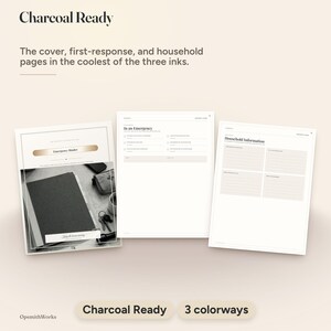 Emergency Binder — Household Ready Binder | Fillable PDF + Canva image 18