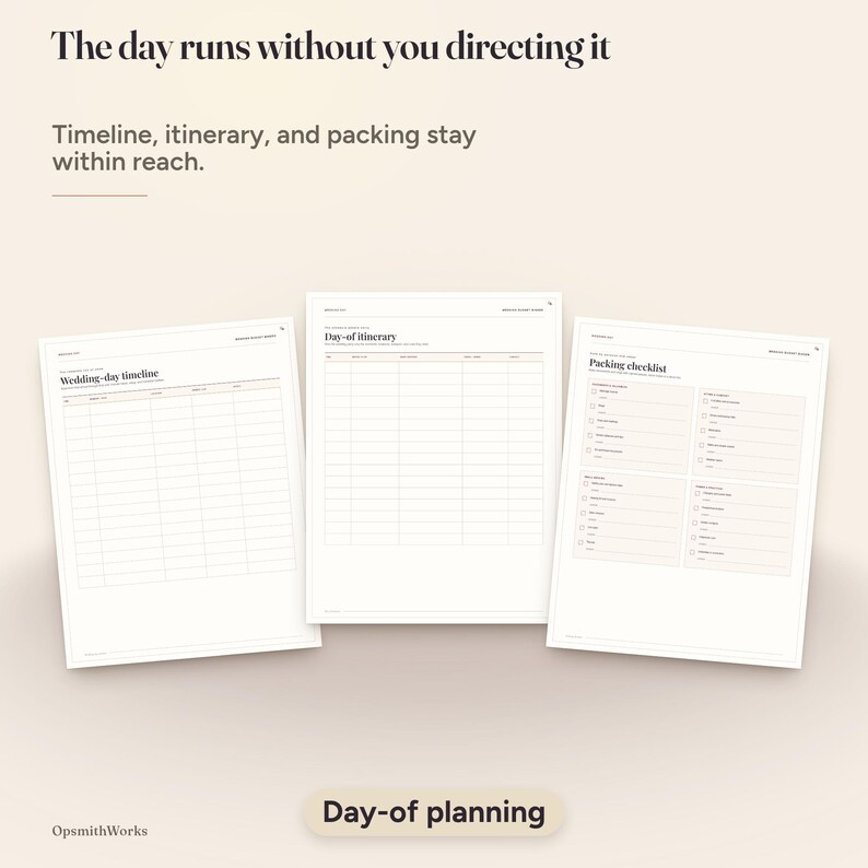 Wedding Budget Planner — Complete Cost Binder | Fillable PDF + Canva Template image 13