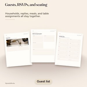 Wedding Budget Planner — Complete Cost Binder | Fillable PDF + Canva Template image 12
