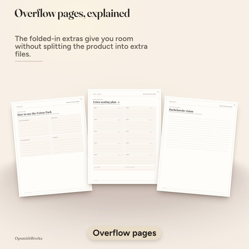 Wedding Checklist Printable — Complete Planning Checklist | Canva Template + Fillable PDF image 17