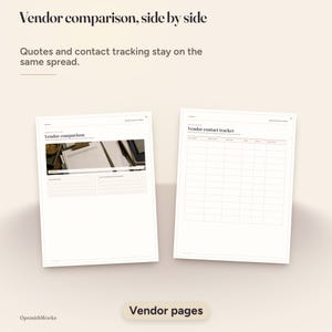 Wedding Budget Planner — Complete Cost Binder | Fillable PDF + Canva Template image 10
