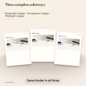 Wedding Budget Planner — Complete Cost Binder | Fillable PDF + Canva Template image 5