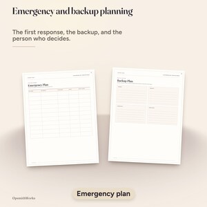 Carnet de planification et de coordination du jour J | Modèle Canva + PDF à remplir image 13
