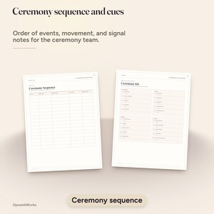Carnet de planification et de coordination du jour J | Modèle Canva + PDF à remplir image 9