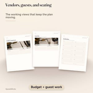 Wedding Budget Planner — Complete Cost Binder | Fillable PDF + Canva Template image 8