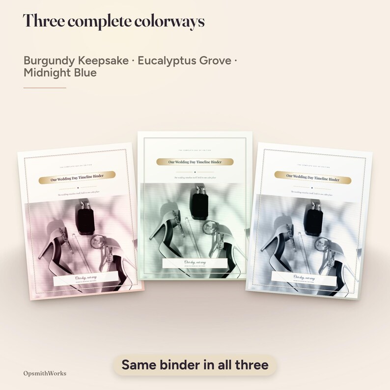 Carnet de planification et de coordination du jour J | Modèle Canva + PDF à remplir image 5