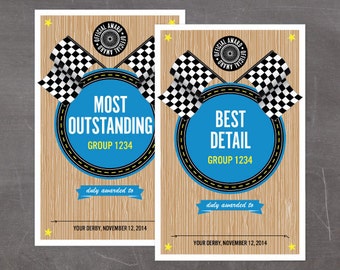 Derby Style Award Certificates - INSTANT DOWNLOAD PRINTABLE - Champion Collection