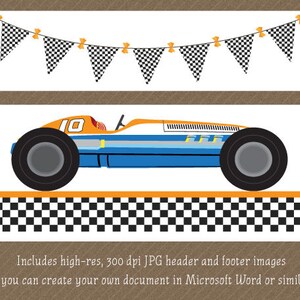 Derby Printable Info Pages - INSTANT DOWNLOAD PRINTABLE - Blue and ...