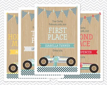 Powder Puff Derby Place Award Certificates - INSTANT DOWNLOAD PRINTABLE - Driftwood Collection