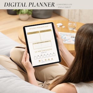 Aurea Weekly Planner Digitale | Agenda Settimanale PDF per GoodNotes, iPad e Tablet, Minimal e Organizzata