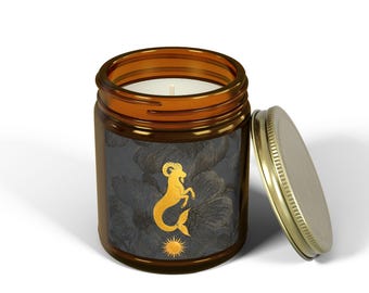 Capricorn Muse Candle | Coconut Wax Zodiac Candle