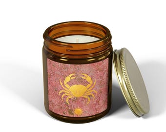 Cancer Muse Candle | Coconut Wax Zodiac Candle