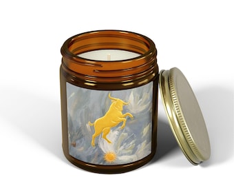 Taurus Muse Candle | Coconut Wax Zodiac Candle