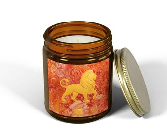 Leo Muse Candle | Coconut Wax Zodiac Candle