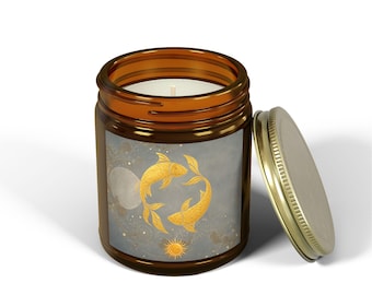 Pisces Muse Candle | Coconut Wax Zodiac Candle
