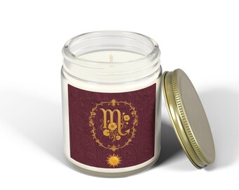 Scorpio Emblem Candle | Coconut Wax Zodiac Candle