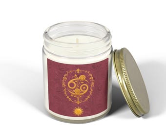 Cancer Emblem Candle | Coconut Wax Zodiac Candle